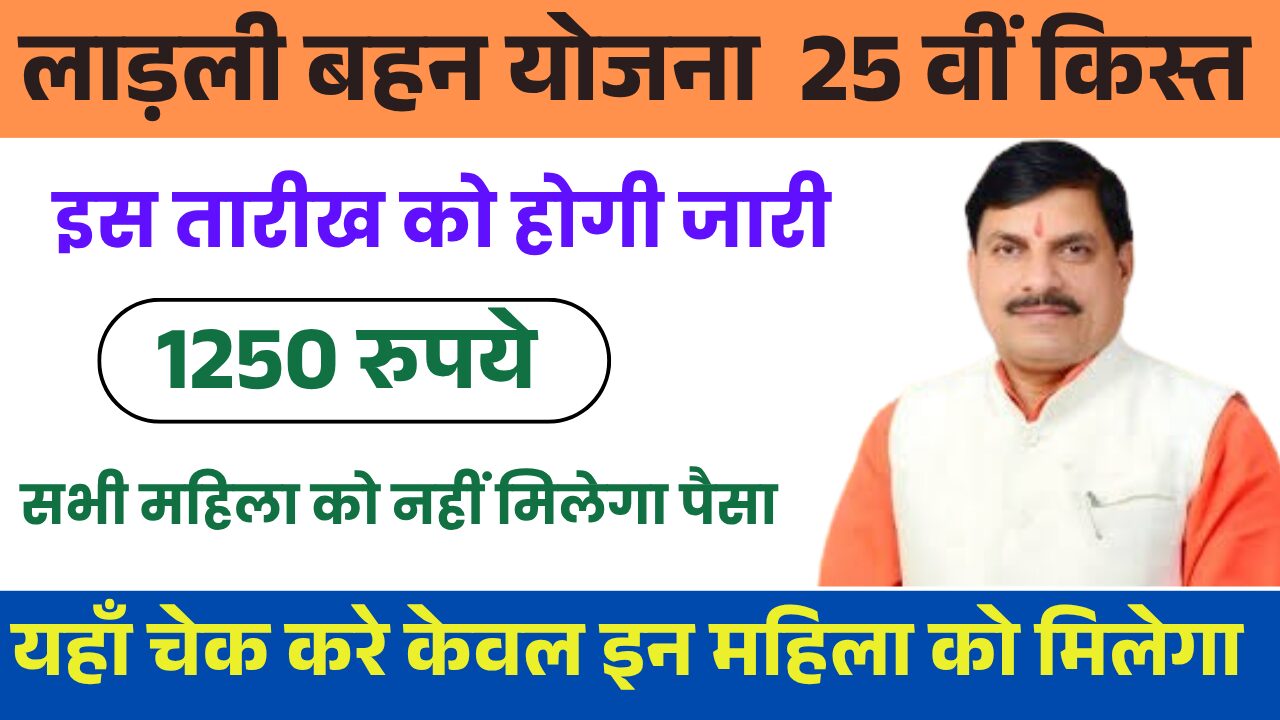 Ladli Behna Yojana 25th Kist